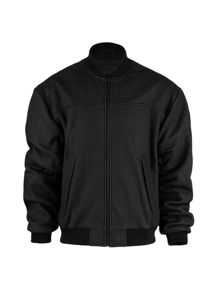 

Trueprodigy Кожаная куртка Nazar черного цвета