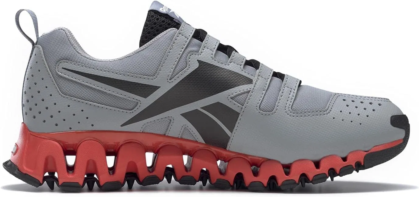 Мужские беговые кроссовки Reebok ZigWild Tr 6, черный/красный/серый — фото 4