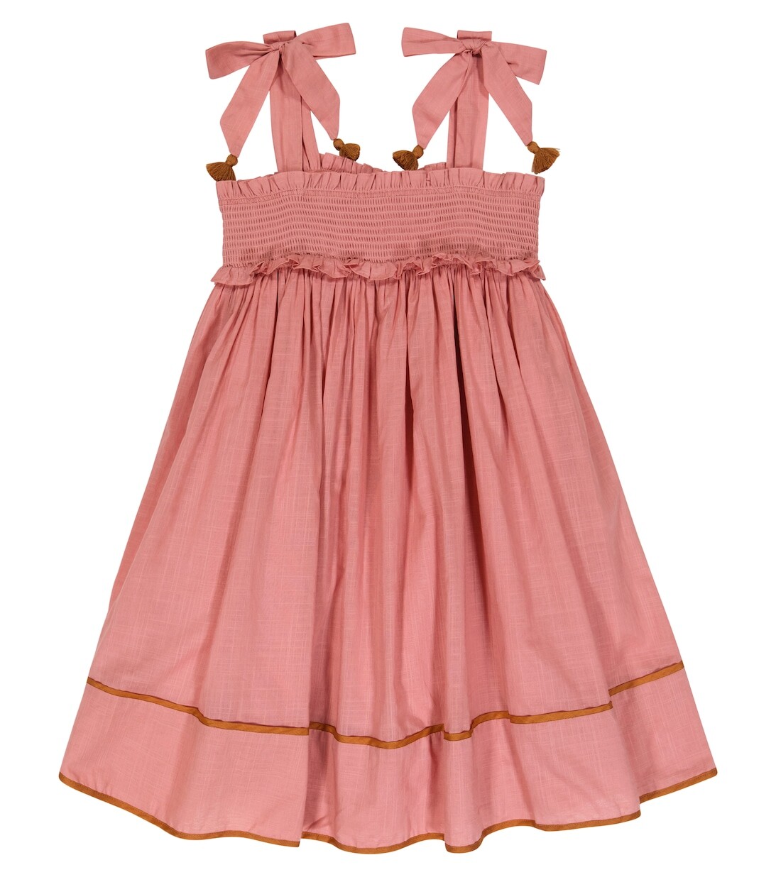 

Хлопковое платье Clover Zimmermann Kids, розовый