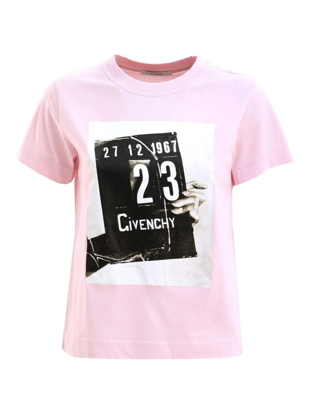 

Футболка с графическим изображением хлопушки Givenchy, розовый