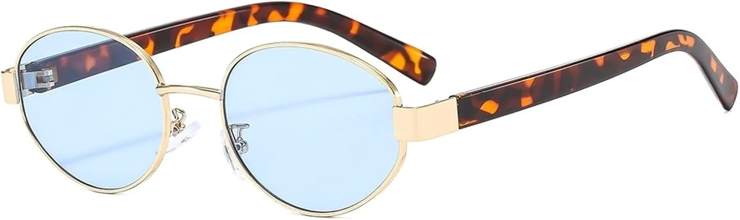 

Мужские спортивные солнцезащитные очки в маленькой оправе, для вождения, активного отдыха, поездок на работу, декоративные солнцезащитные очки Generic, Blue