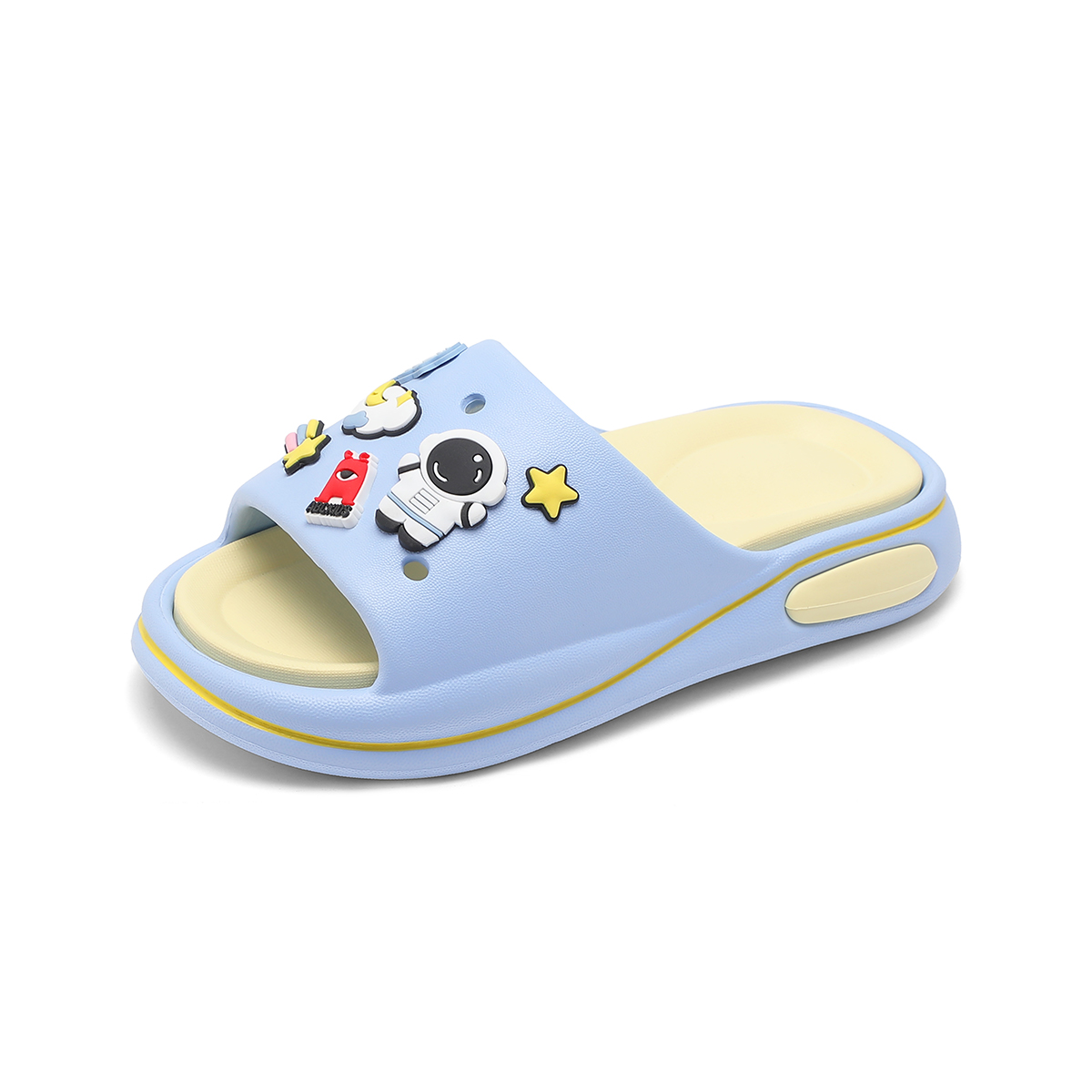 

Детские тапочки с противоскользящей подошвой, износостойкие и дышащие ABC KIDS, синий