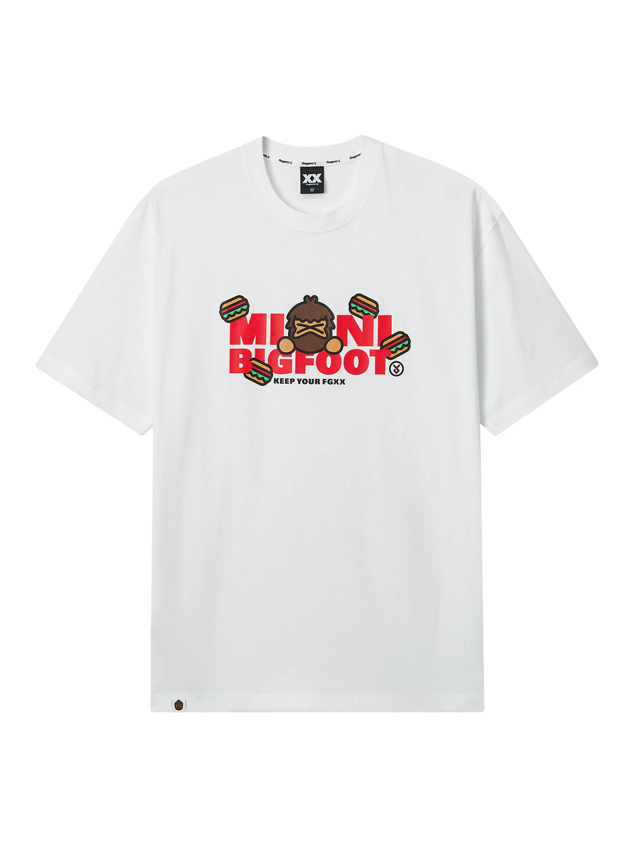 

Футболка с графичным принтом Fingercroxx, белый