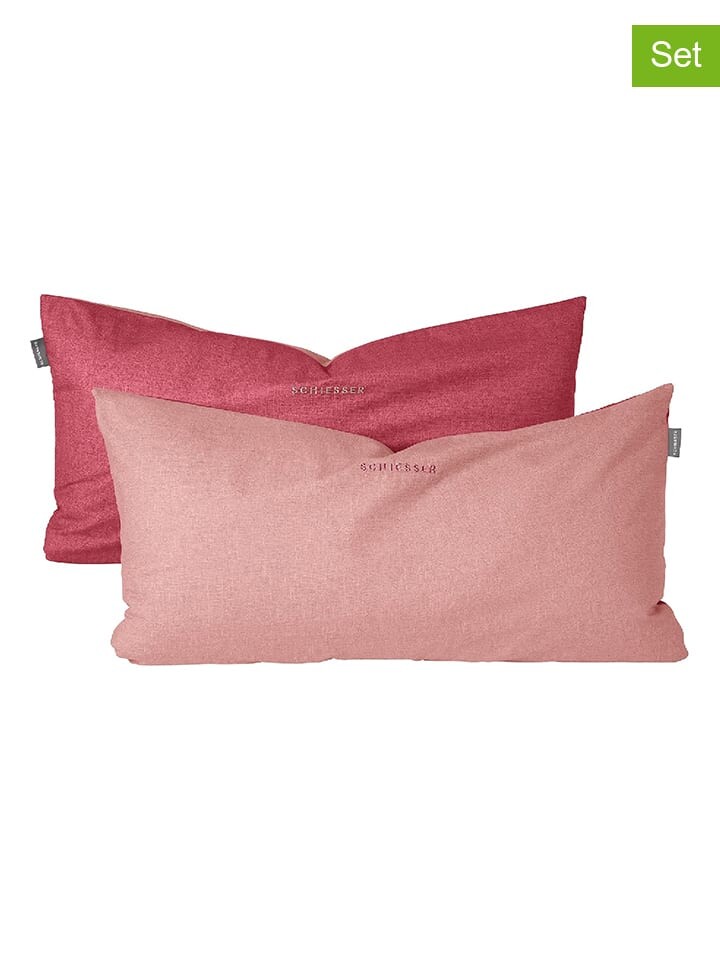 

Чехол на подушку Schiesser, цвет rosa/pink