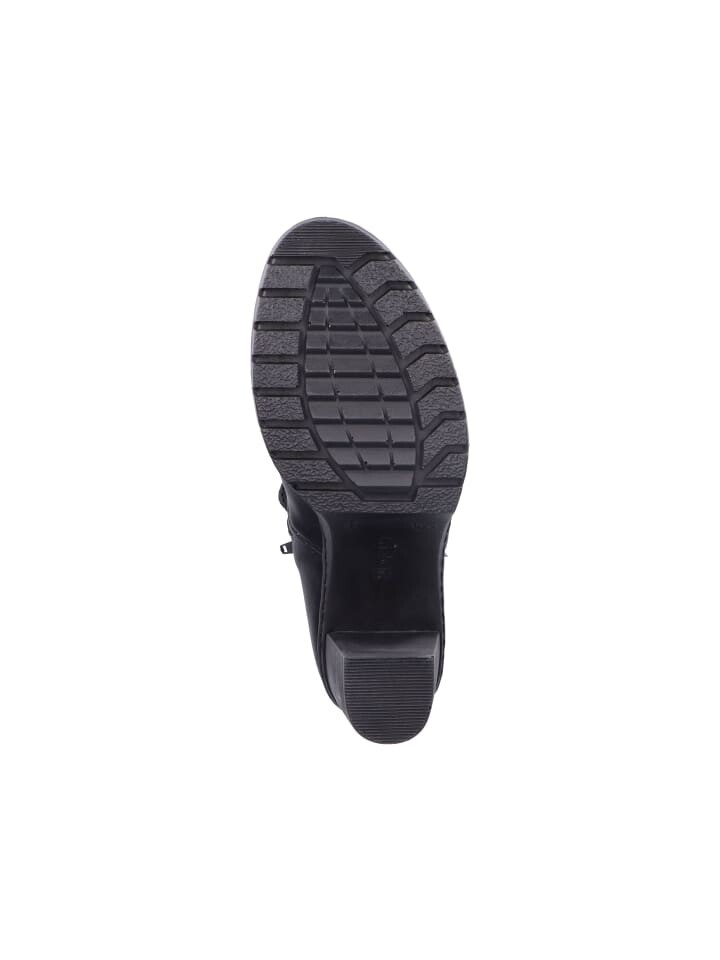 Сапоги женские Rieker Stiefelette короткие на каблуке, черный — фото 3