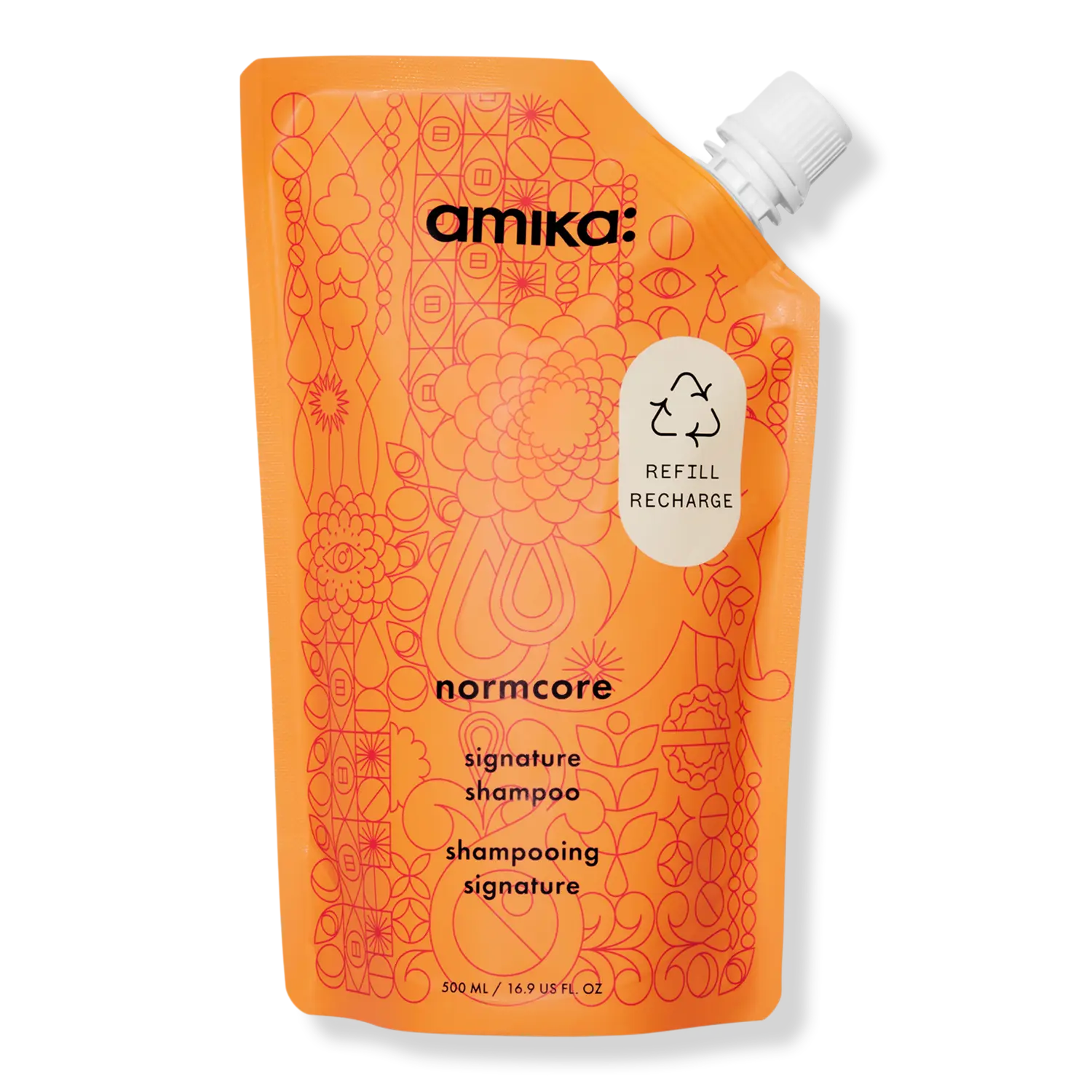 

Шампунь Normcore Signature (сменный блок) amika, 16.9 oz (Refill)