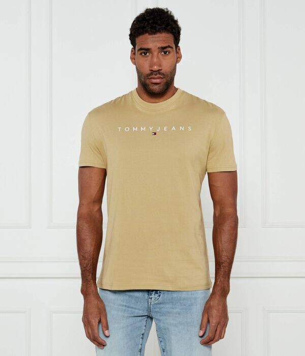 

Футболка мужская Tommy Jeans с логотипом, бежевый