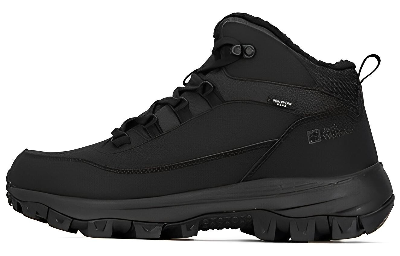 

Кроссовки мужские среднего размера черные Jack Wolfskin