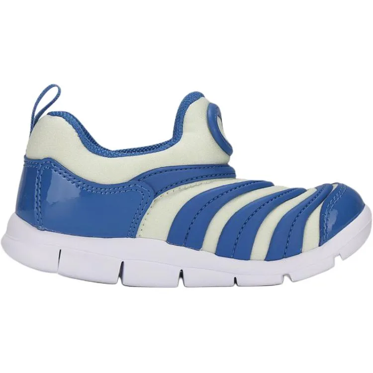 Nike Dynamo Free Low top детские кроссовки бело-голубые — фото 3