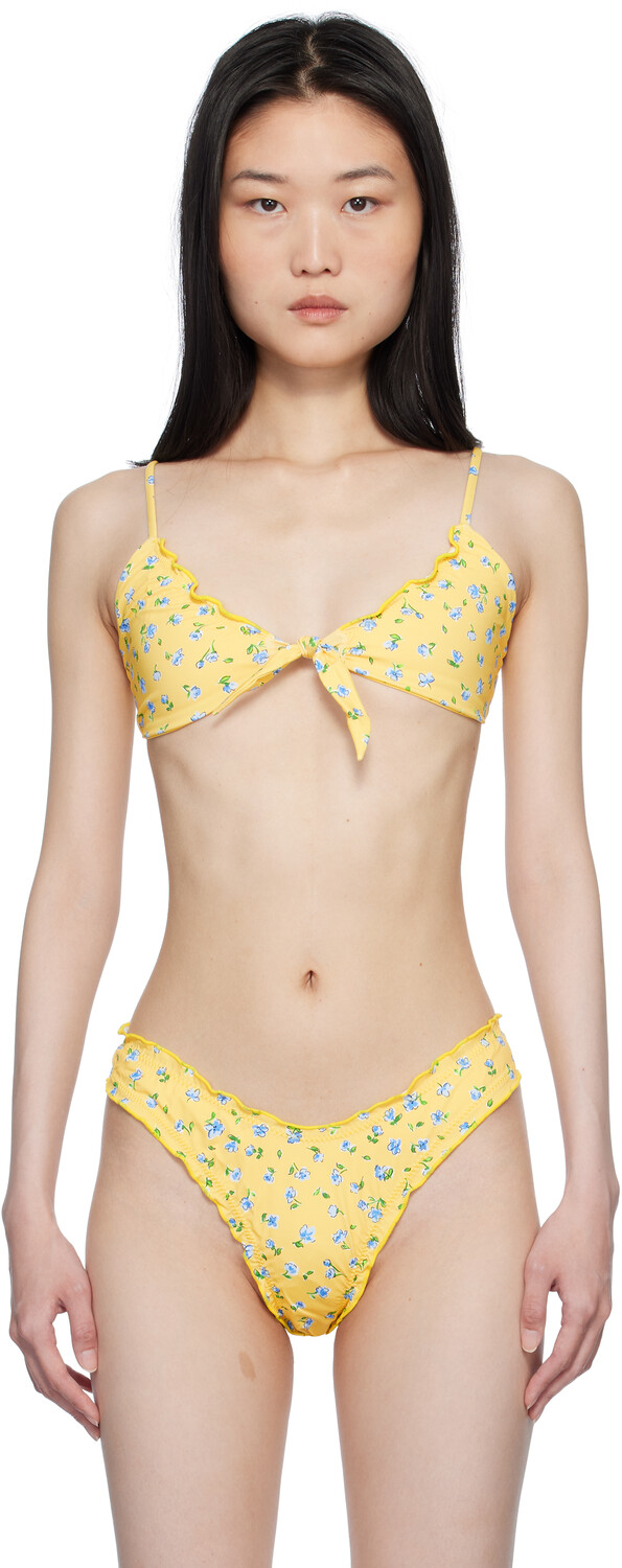 

Желтый топ бикини Maison Floral Skimpy Frankies Bikinis