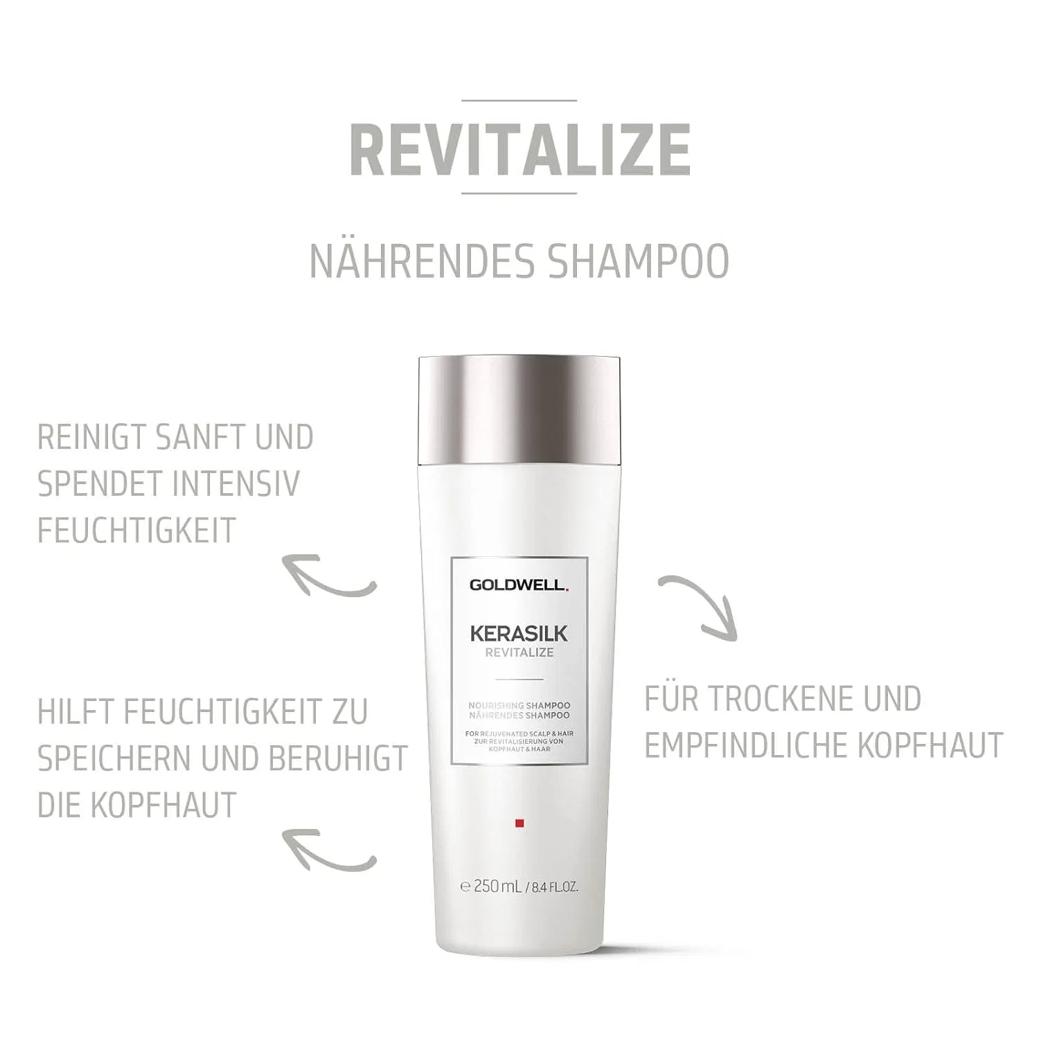 Питательный шампунь «Kerasilk Revitalize Nourishing» 250 мл от Goldwell — фото 2