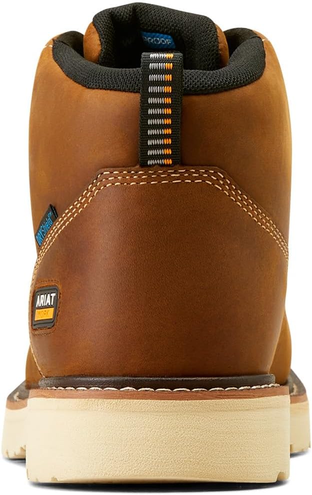Мужские ботинки ARIAT Rebar Lift Chukka с водонепроницаемой мембраной, коричневый — фото 2