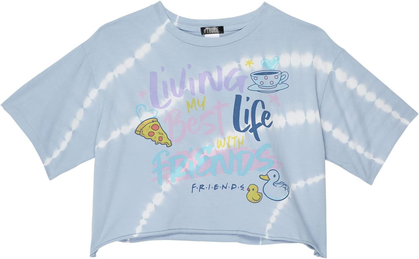 

Футболка TRUCE Friends Living My Best Life Tee, цвет Light Blue