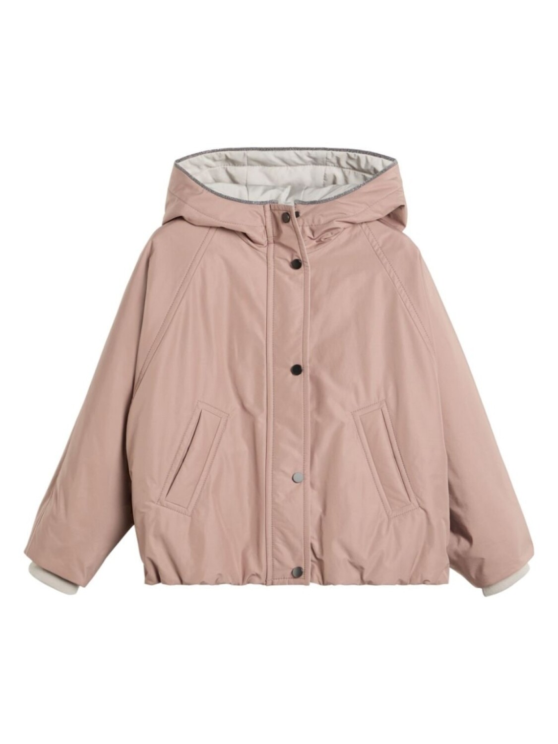 

Brunello Cucinelli Kids куртка с декором Monili, розовый