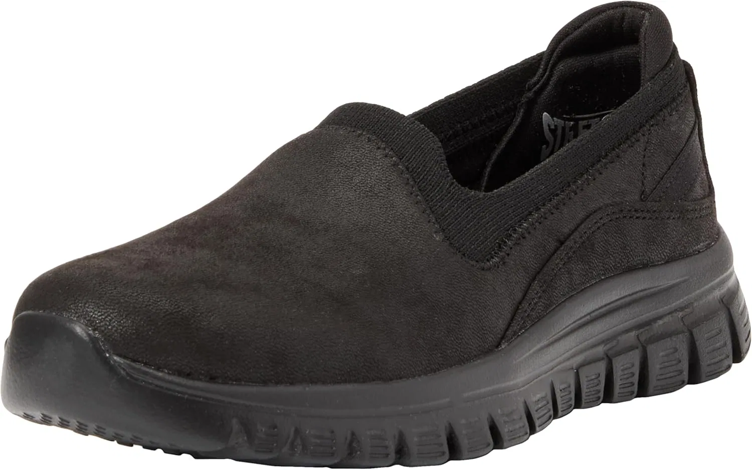 Туфли Skechers Garner Newick 210803 Men's Shoes, Black Microleather Knit