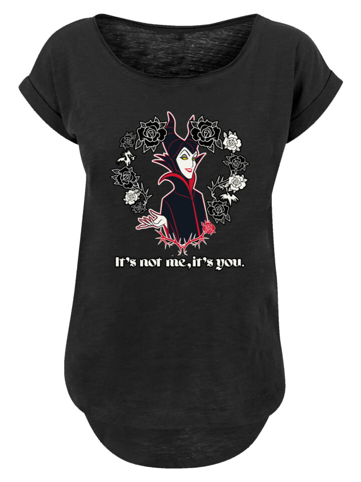 

Футболка F4NT4STIC Long Cut T-Shirt Disney Villians Maleficent Its Not Me, черный
