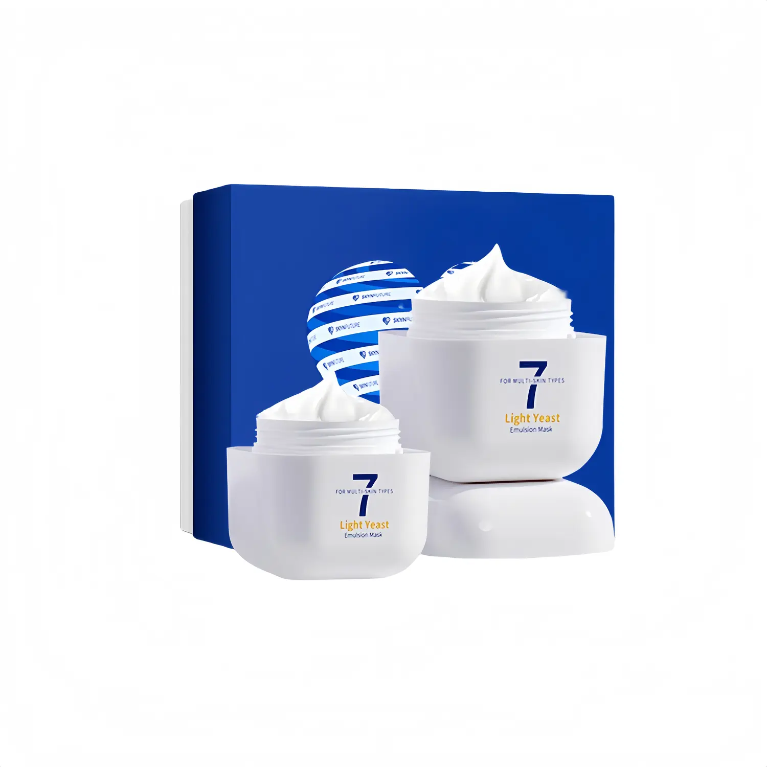 

Маска для лица с молочной терапией и светочувствительным эффектом успокаивающая, осветляющая, подтягивающая, увлажняющая SKYNFURURE