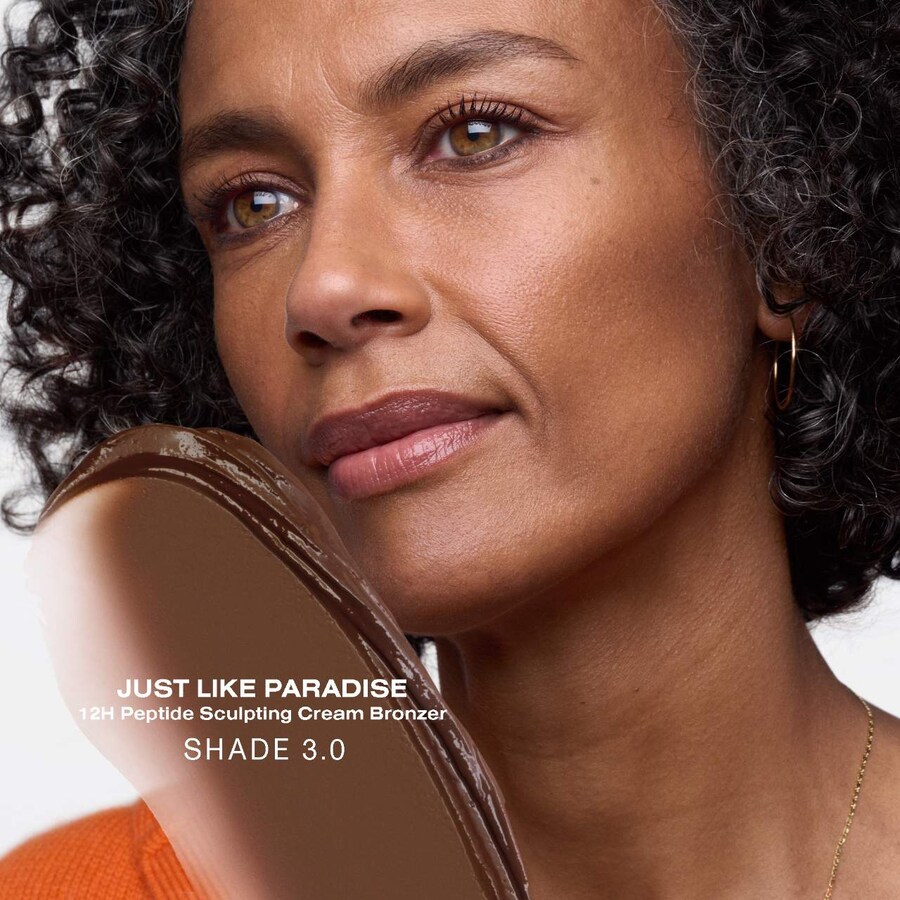 Крем-бронзер для скульптурирования лица Just Like Paradise 12H Peptide Sculpting Cream Bronzer Sarah Creal, 0.14 oz/4.2 g, 3.0 — фото 3