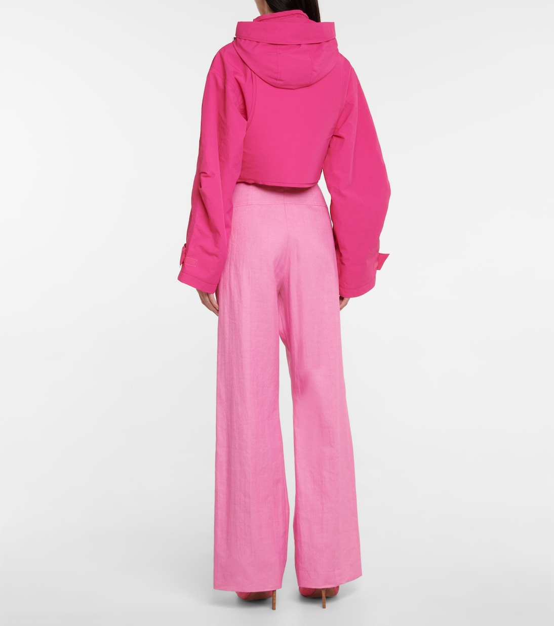 Укороченная стеганая куртка La Parka Fresa Jacquemus, розовый — фото 3