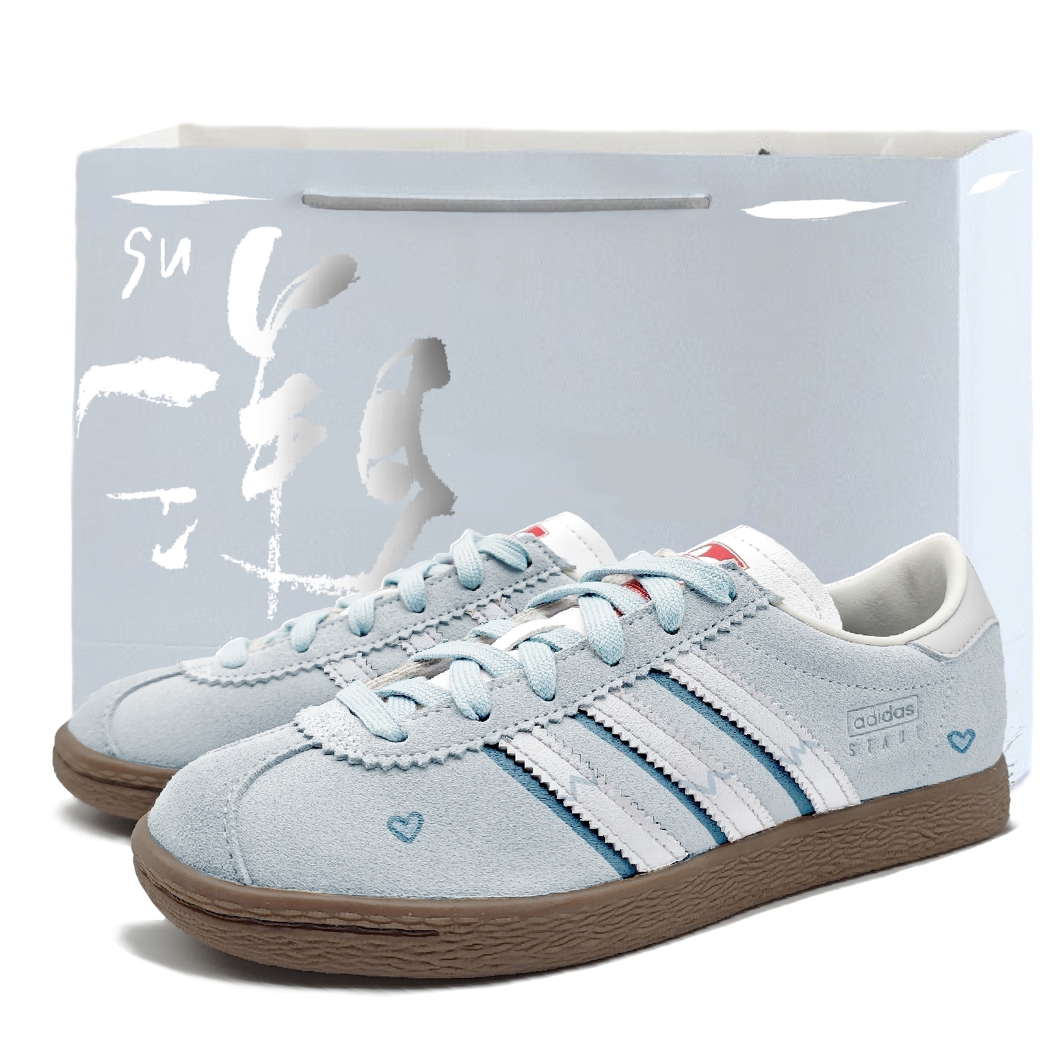 

Adidas Neo Голубые сердце невинные LD нескользящие низкие скейтерские кроссовки унисекс коричневые - китайский стиль шоппинг сумка, цвет Chinese Style Shopping Bag