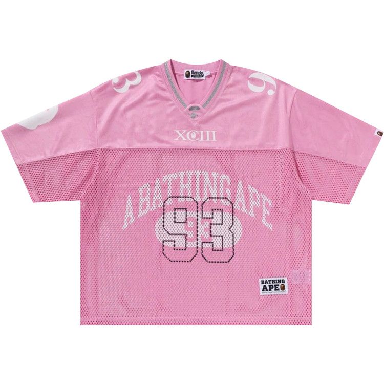 

Джерси BAPE Line Camo Multi Logo Relaxed Fit Football Jersey, Pink