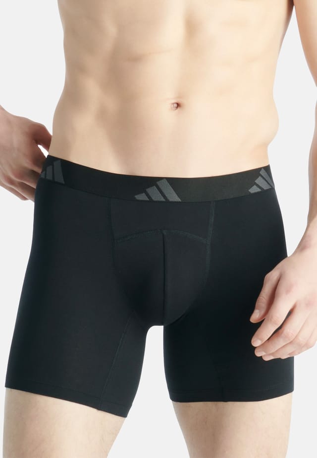 Длинные шорты / брюки 4 шт. в упаковке Active Flex Cotton эргономичные Adidas, черный — фото 2