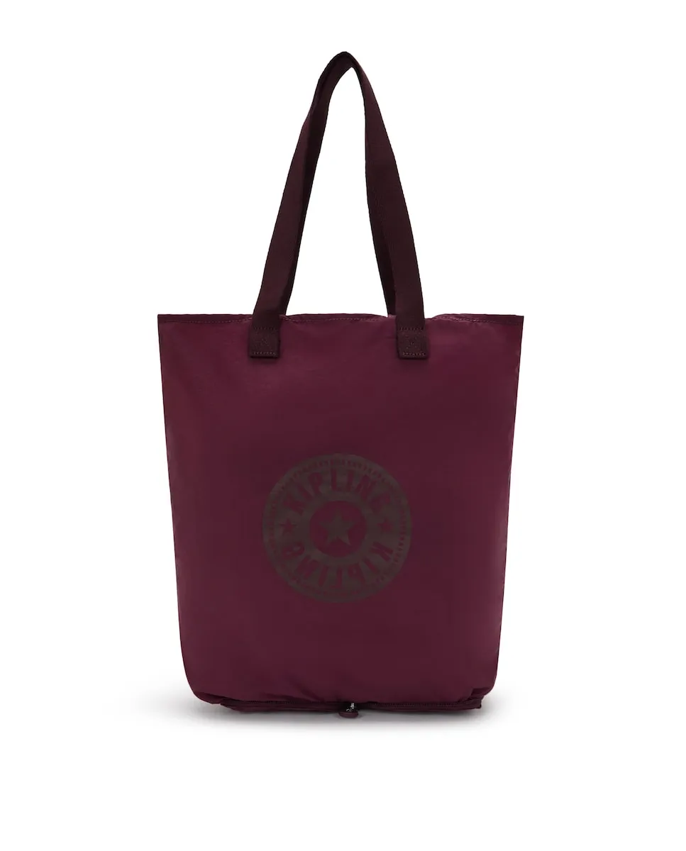 

Сумка через плечо с откидным клапаном и двумя ручками Kipling, бордовый