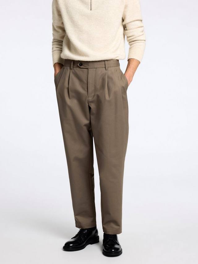 

Брюки зауженного кроя SELECTED HOMME, цвет Morel