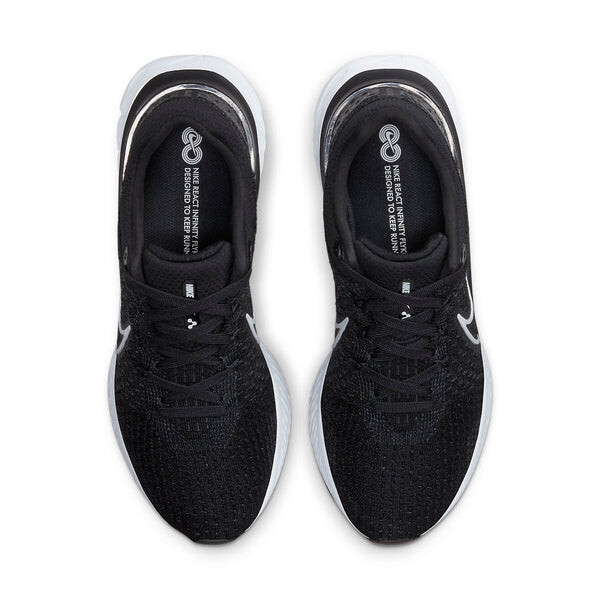 Кроссовки react infinity run flyknit 3 Nike, черный — фото 4