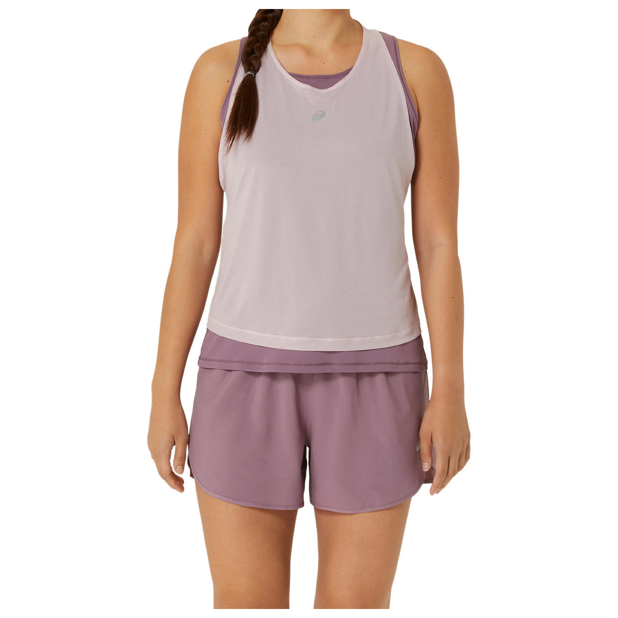 

Топ Asics Nagino Run Tank, цвет Watershed Rose/Dusty Mauve