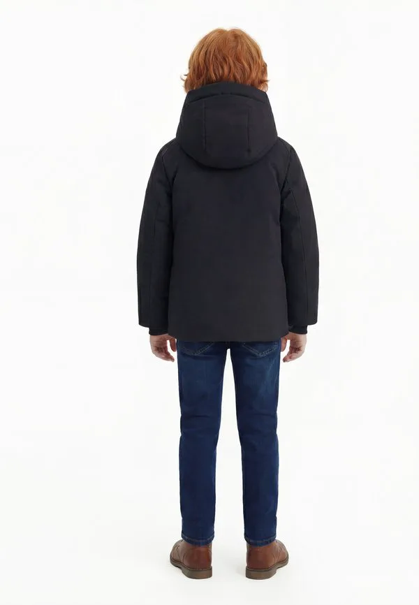 Зимняя куртка-пуховик jcofusion Jack & Jones Junior, Black — фото 2