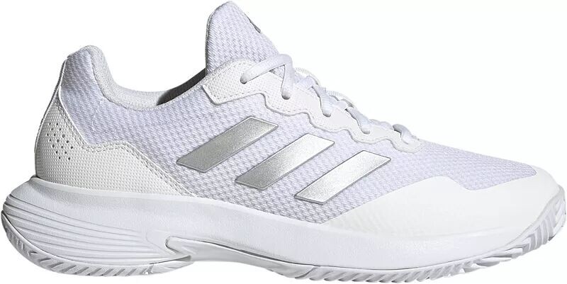

Женские теннисные кроссовки Adidas GameCourt 2, белый/серебристый