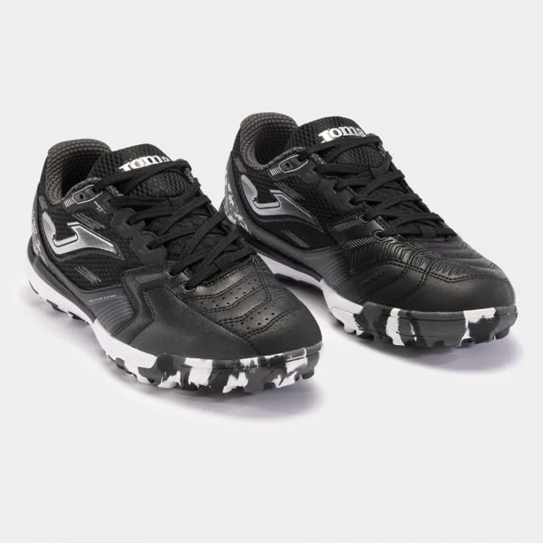 Joma - футбольные бутсы для игры на искусственном газоне, верх из дышащей сетки, вентиляция VTS, защита носка, средняя подошва из фйлона, прочная подошва, черный