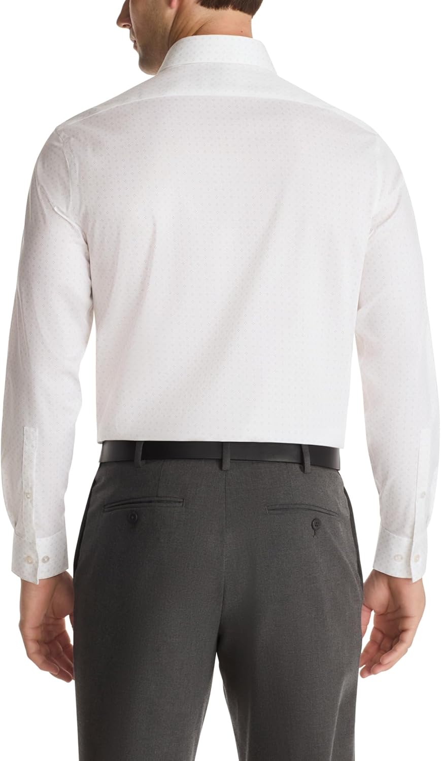 Мужская рубашка Calvin Klein Slim Fit, не требующая глажки, с принтом, Rose Multi — фото 2