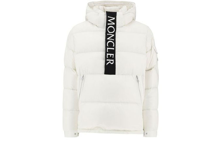 

Пуховик мужской белый Moncler