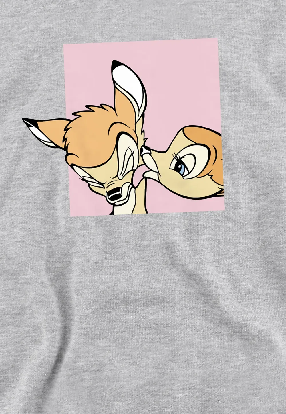 Детский худи Disney Bambi Kiss, Athletic Heather, серый — фото 2