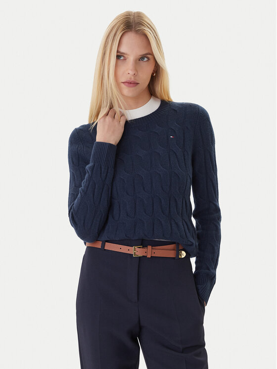 

Свитер regular fit WW0WW43586 Tommy Hilfiger, синий