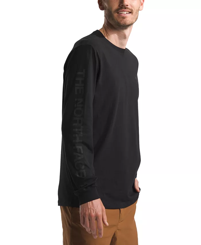 

Мужская графическая футболка с длинным рукавом hit The North Face, черный