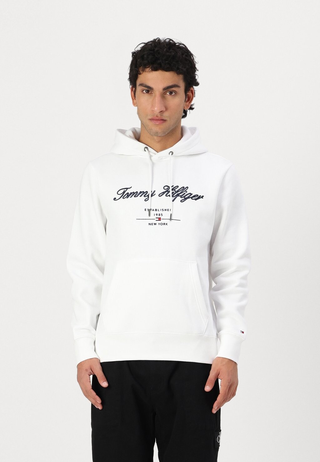 Толстовка SCRIPT LOGO HOODY Tommy Hilfiger, белый — фото 2