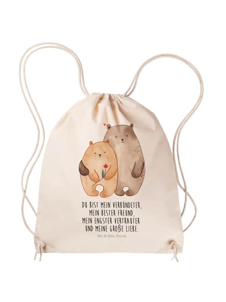 

Спортивная сумка Mr. & Mrs. Panda, кремовый