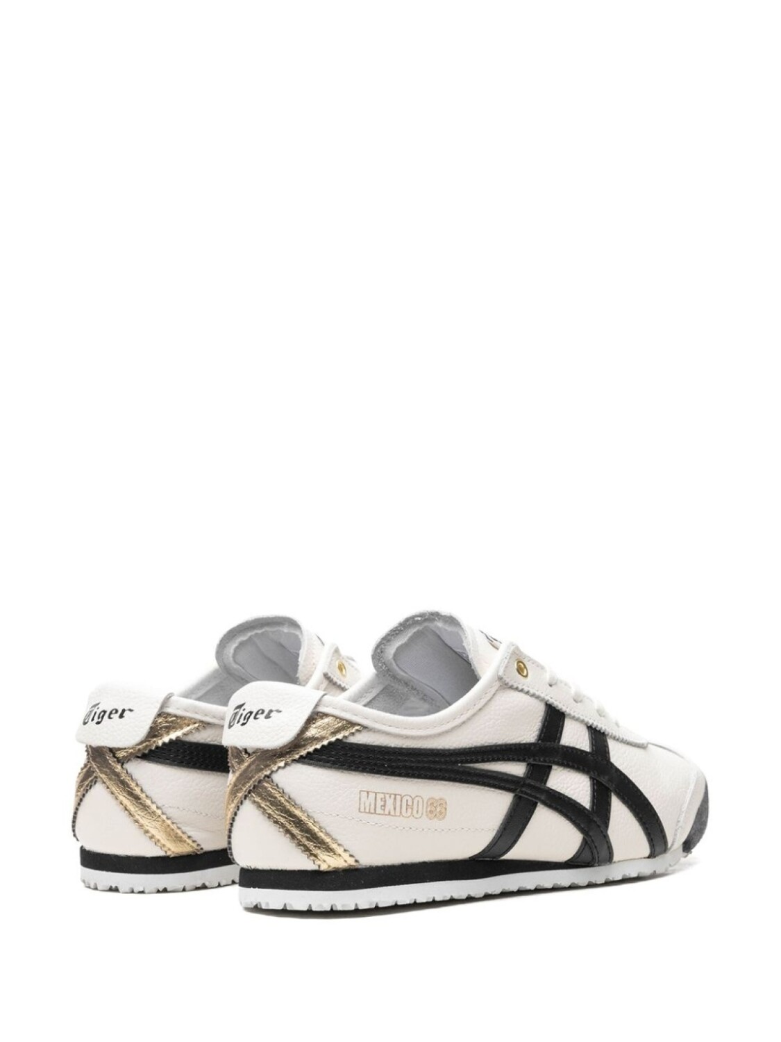 Кроссовки Mexico 66 Cream/Black/Gold Onitsuka Tiger, белый — фото 3