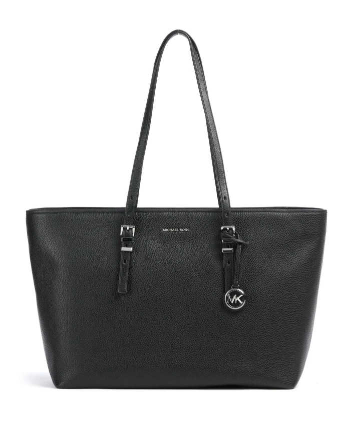 

Большая сумка Quinn из зернистой кожи. Michael Kors, черный