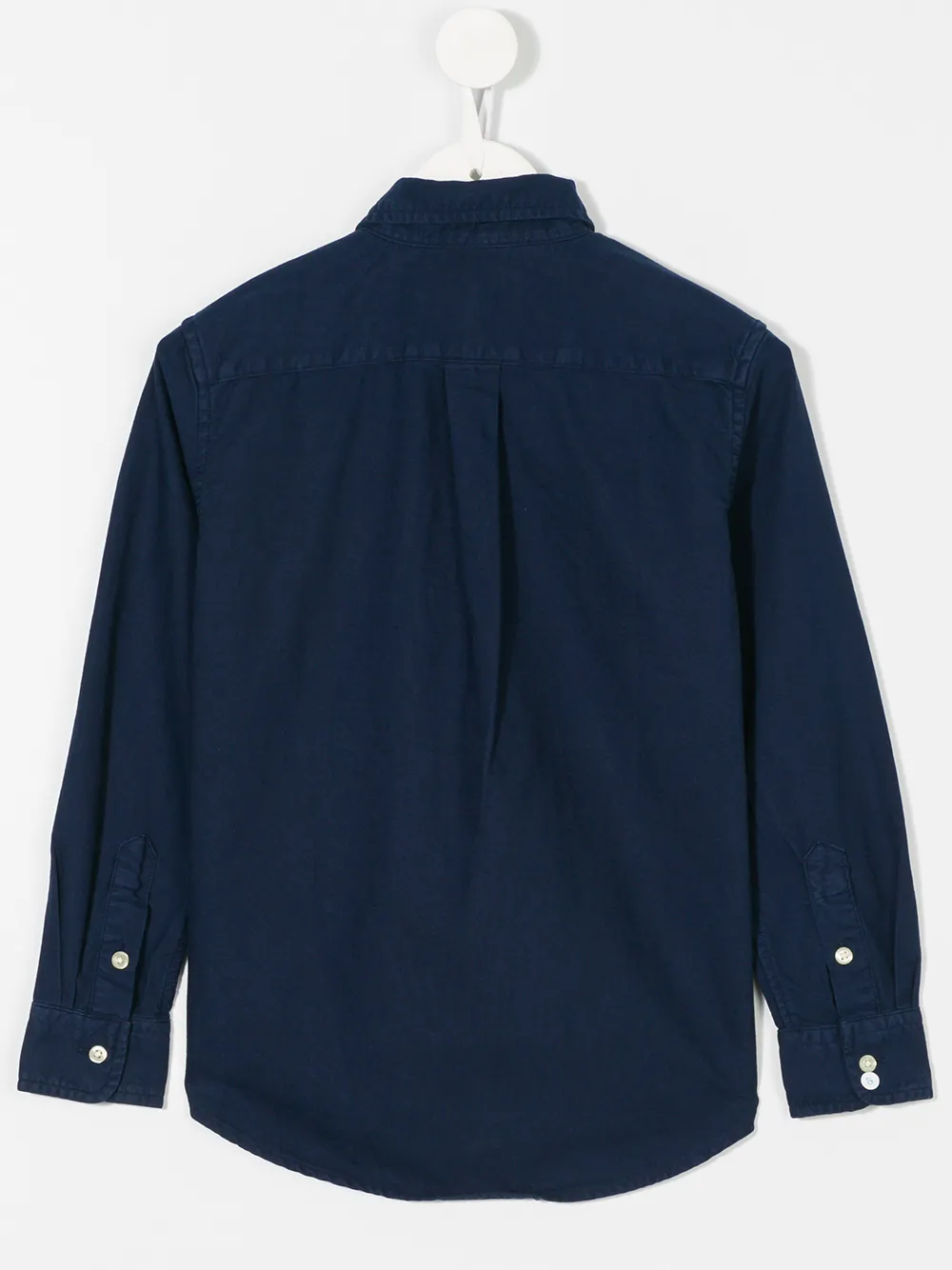 Поплиновая рубашка POLO RALPH LAUREN KIDS, синий — фото 2