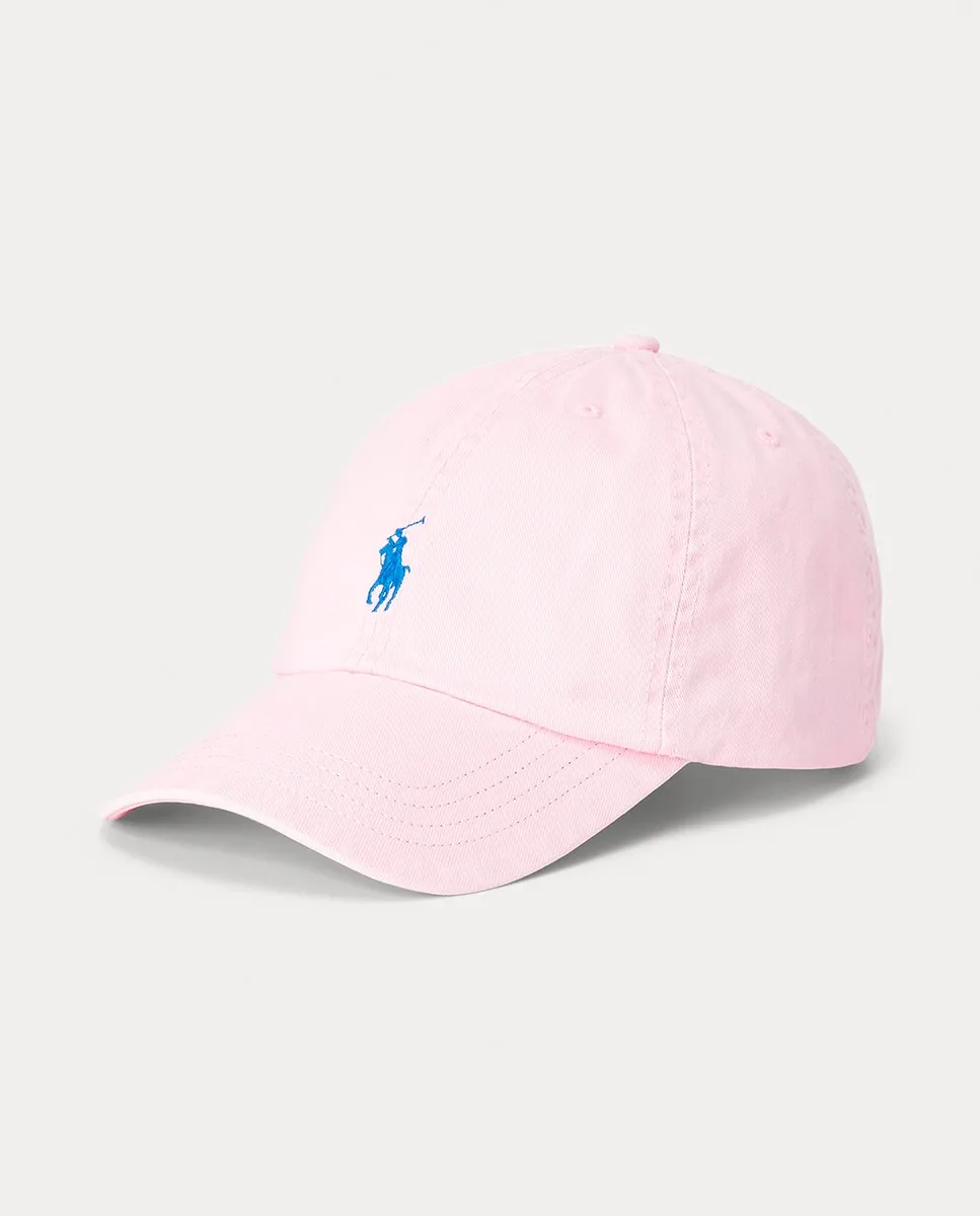 

Детская хлопковая кепка с китайским принтом Polo Ralph Lauren, розовый