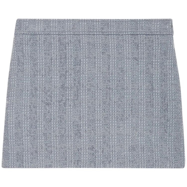 

Юбка Gucci Wool Tweed Mini Skirt, цвет Blue Stone