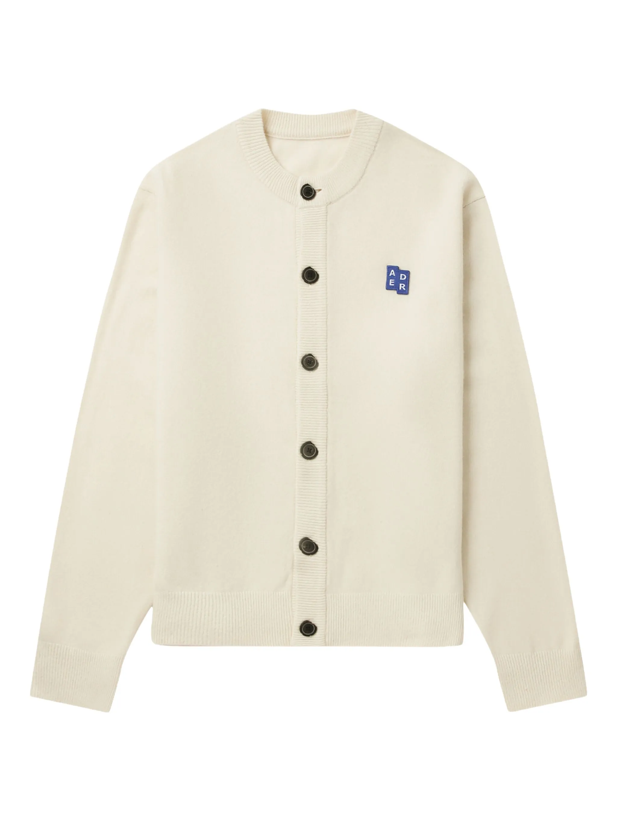 

Кардиган Sig; BL Tag с нашивкой-логотипом Ader Error, бежевый