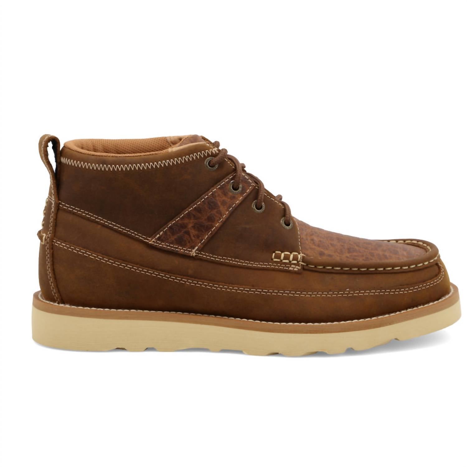 Женские ботинки на танкетке в винтажном седле и коньячном цвете TWISTED X, Distressed Saddle & Cognac