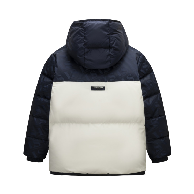 Детская утепленная куртка с капюшоном Moderate Levis, темно royal синий — фото 3
