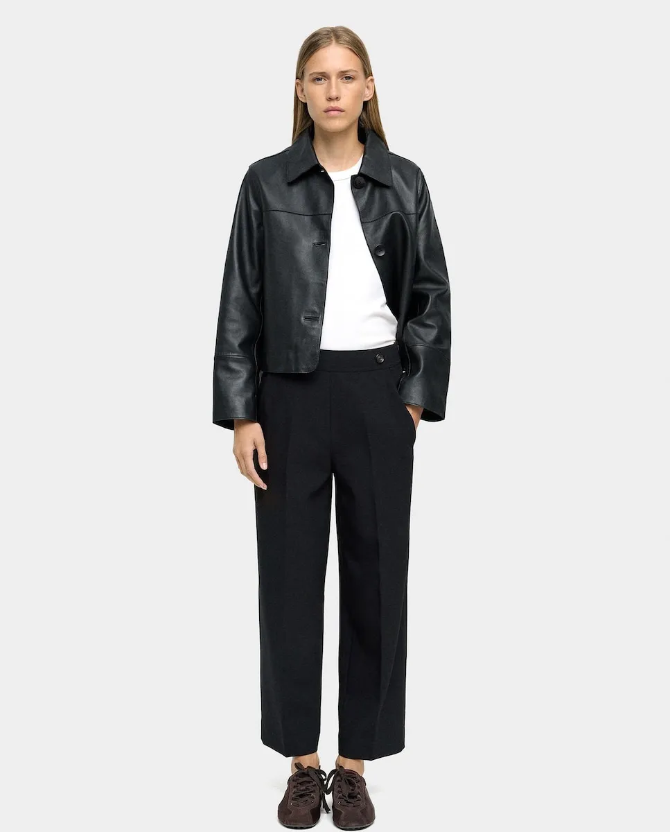 

Женские свободные брюки с защипами и боковыми карманами, однотонные Parfois, черный