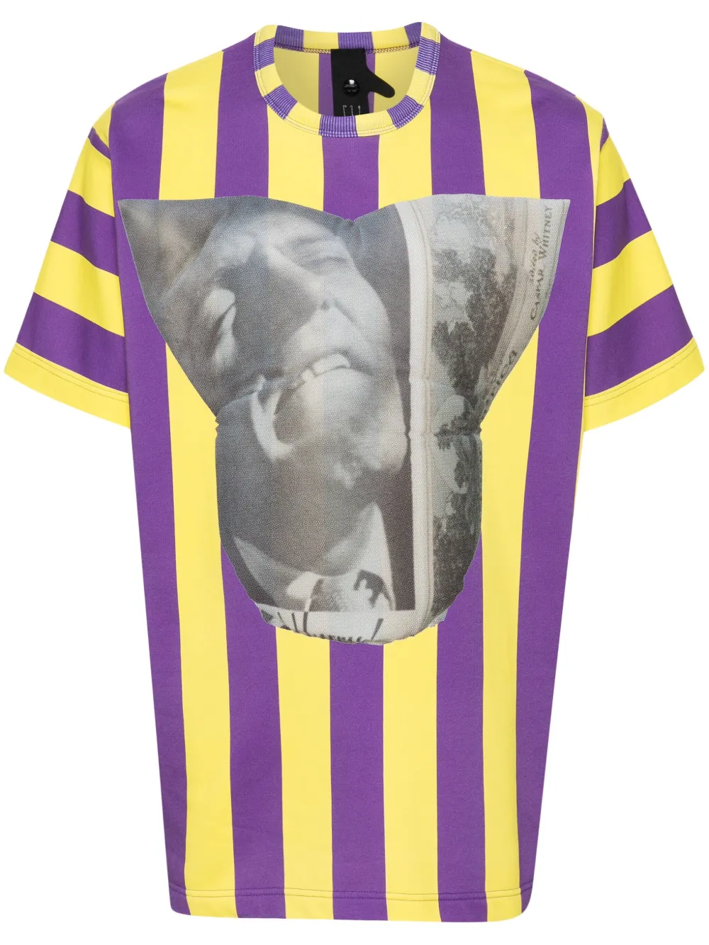 

Футболка в вертикальную полоску Bernhard Willhelm, желтый